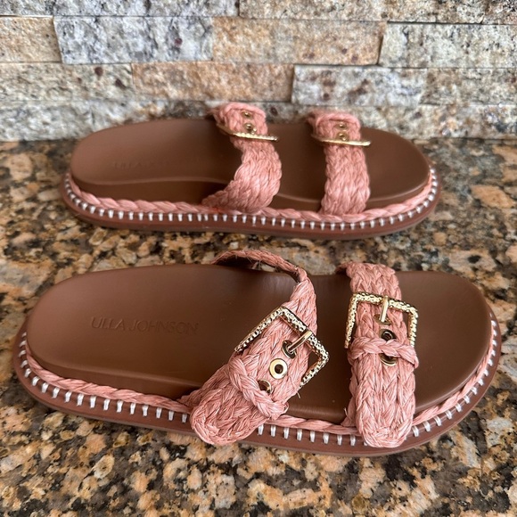 Ulla Johnson Raffia Slides size 38.5 - Picture 2 of 8
